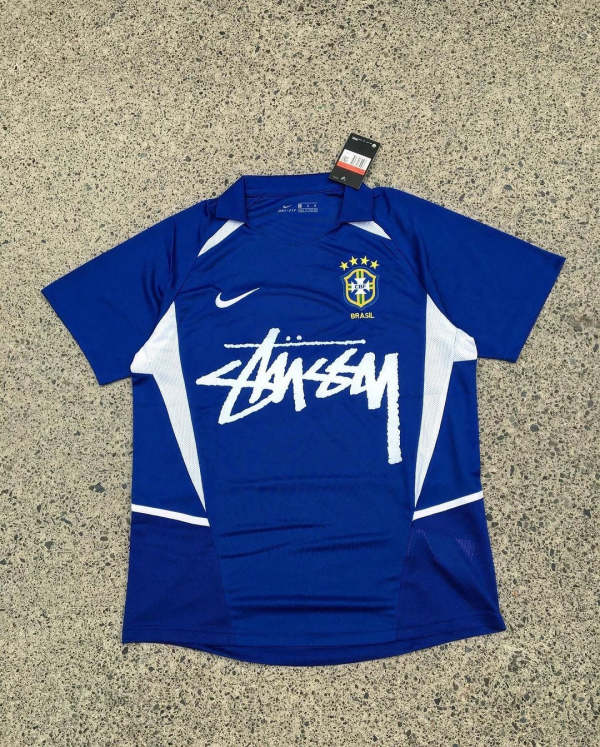 2002 Brazil Away x Stussy Retro Jersey/2002 巴西客场联名