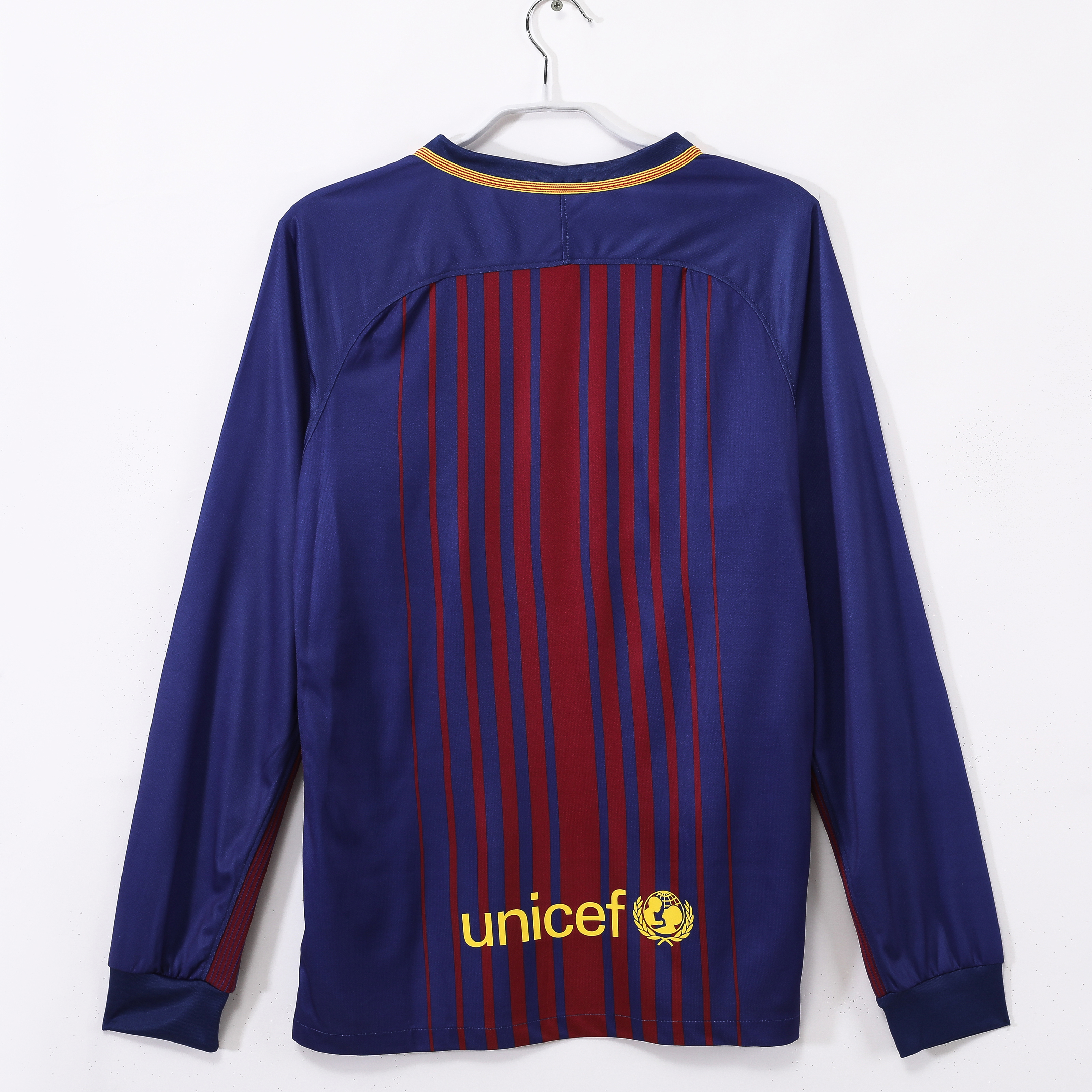 【レトロ】FC Barcelona  長袖 2017/2018 17-18 Barcelona Home Retro Long Sleeve Jersey/17-18巴萨主场长袖