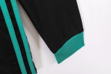 17-18 Real Madrid Away Black Long Sleeve Retro Jersey/17-18皇马客场长袖