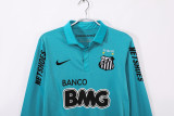 12-13 Santos Third Retro Long Sleeve Jersey/12-13 桑托斯第二客场长袖