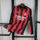 25-26 AC Milan Home Long Sleeve Fans Jersey/25-26 AC米兰主场长袖，球迷版