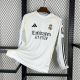 25-26 Real Madrid Home Long Sleeve Fans Jersey/25-26皇马主场长袖，球迷版