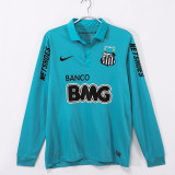 12-13 Santos Third Retro Long Sleeve Jersey/12-13 桑托斯第二客场长袖