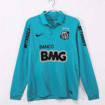 12-13 Santos Third Retro Long Sleeve Jersey/12-13 桑托斯第二客场长袖