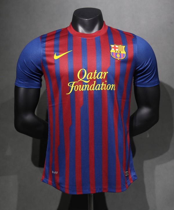 11-12 Barcelona Home Player  Retro Jersey/11-12巴萨主场球员
