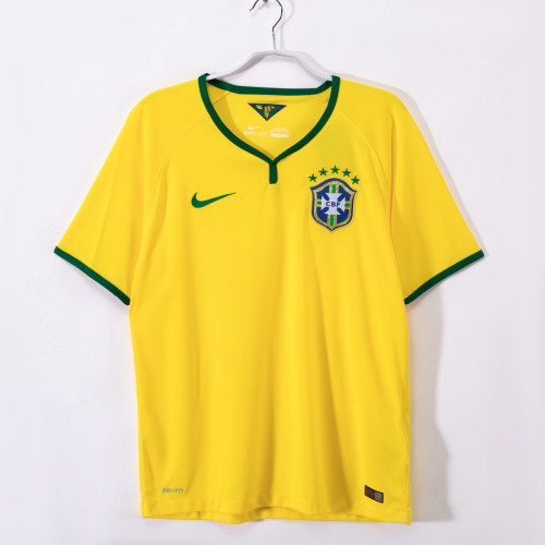 2014 Brazil Home Retro Jersey/2014巴西主场