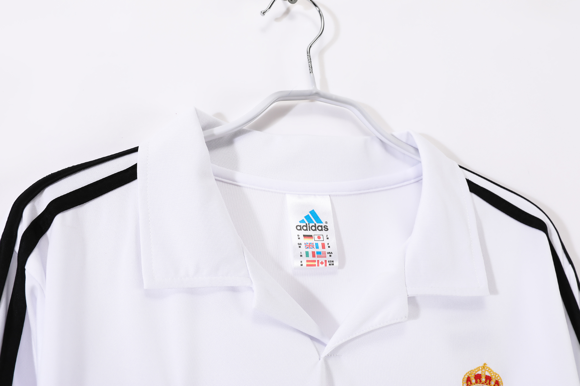 02-03 Real Madrid Home Retro Long Sleeve jersey/02-03皇马