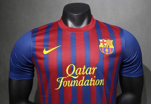 11-12 Barcelona Home Player  Retro Jersey/11-12巴萨主场球员