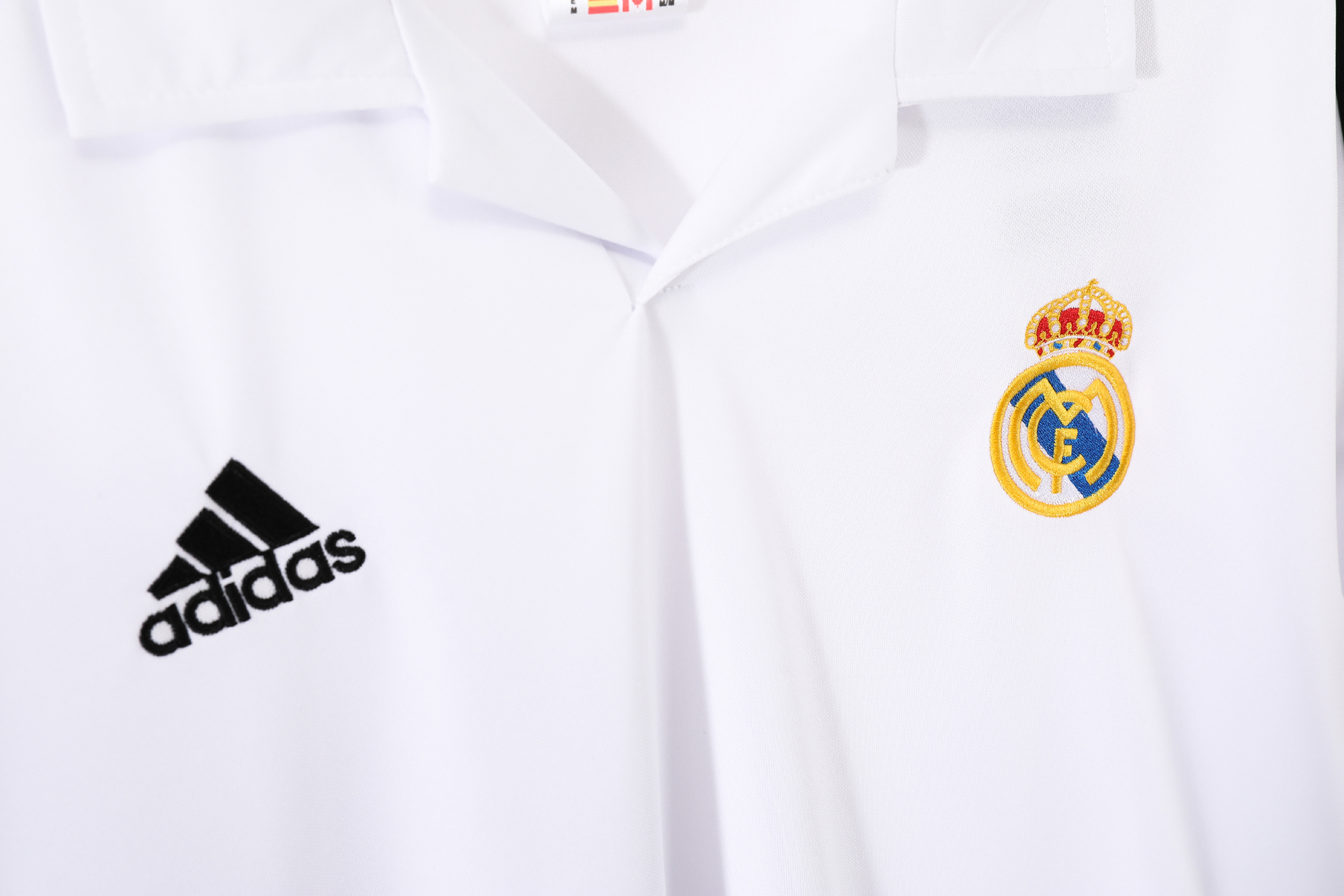 Real Madrid 02/03 100周年 長袖 02-03 Real Madrid Home Retro Long Sleeve jersey/02-03皇马