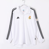 02-03 Real Madrid Home Retro Long Sleeve jersey/02-03皇马主场长袖