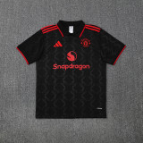 25-26 Manchester United Black Polo/25-26曼联黑色Polo