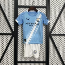 25-26 Manchester City Home Kid Kit/25-26曼城主场童装