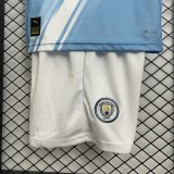 25-26 Manchester City Home Kid Kit/25-26曼城主场童装