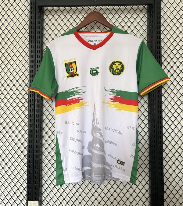 2025 Cameroon White Fans Jersey/2025喀麦隆白色球迷