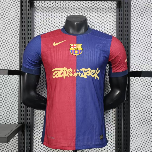 24-25 Barcelona TRAVIS SCOTT  Player Jersey/ 24-25巴萨特别球员版