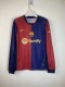 24-25 Barcelona Home Fans Version Long sleeve Jersey/ 24-25巴萨主场长袖（旧广告）