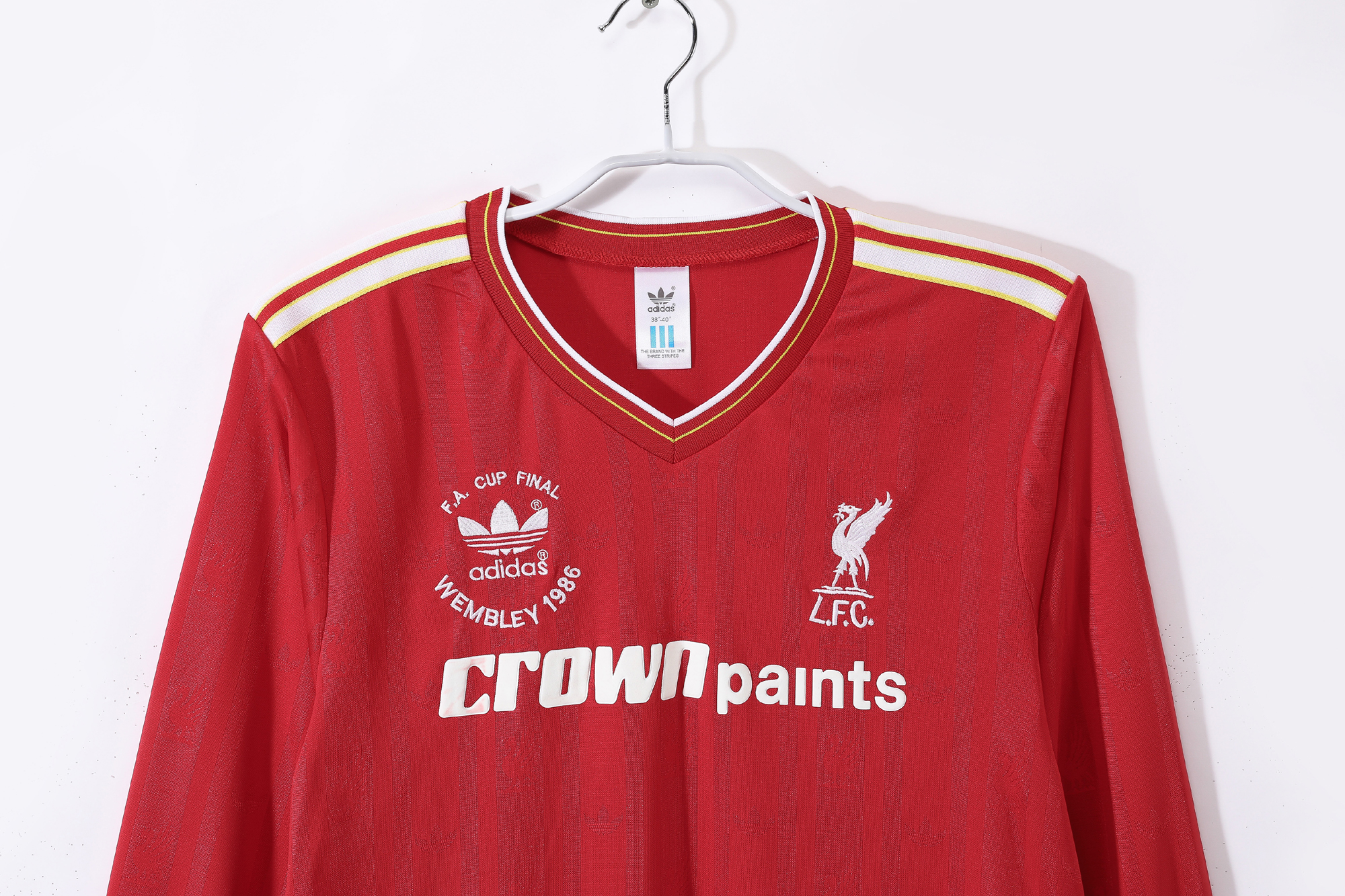 86-87 Liverpool Home Retro Long Sleeve Jersey/86-87利物浦主场长袖