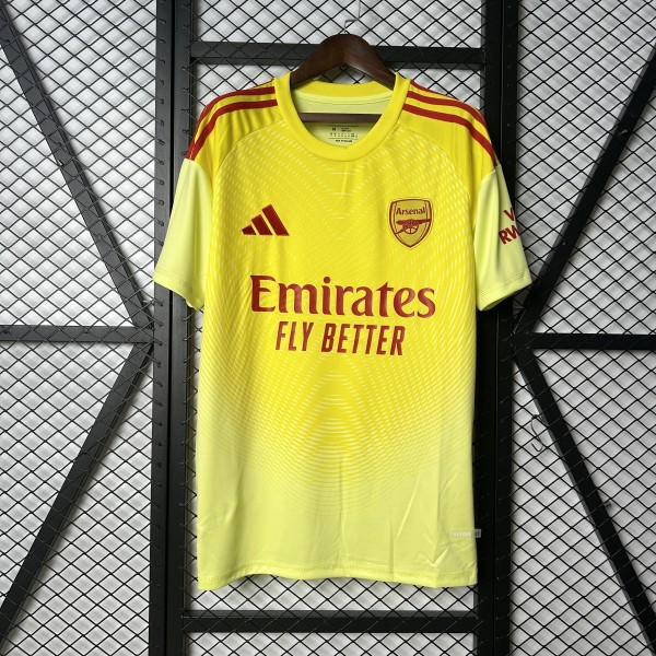 25-26 Arsenal GoalKeeper Fans Jersey/25-26  阿森纳黄色守门员