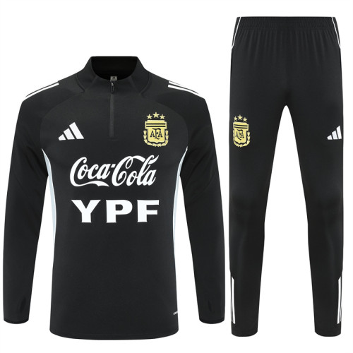25-26 Argentina Black Training Suit/ 25-26阿根廷黑色训练服