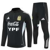 25-26 Argentina Black Training Suit/ 25-26阿根廷黑色训练服