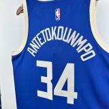 2025 Milwaukee Bucks 34#ANTETOKOUNMPO Jersey/2025 老鹰队34#ANTETOKOUNMPO