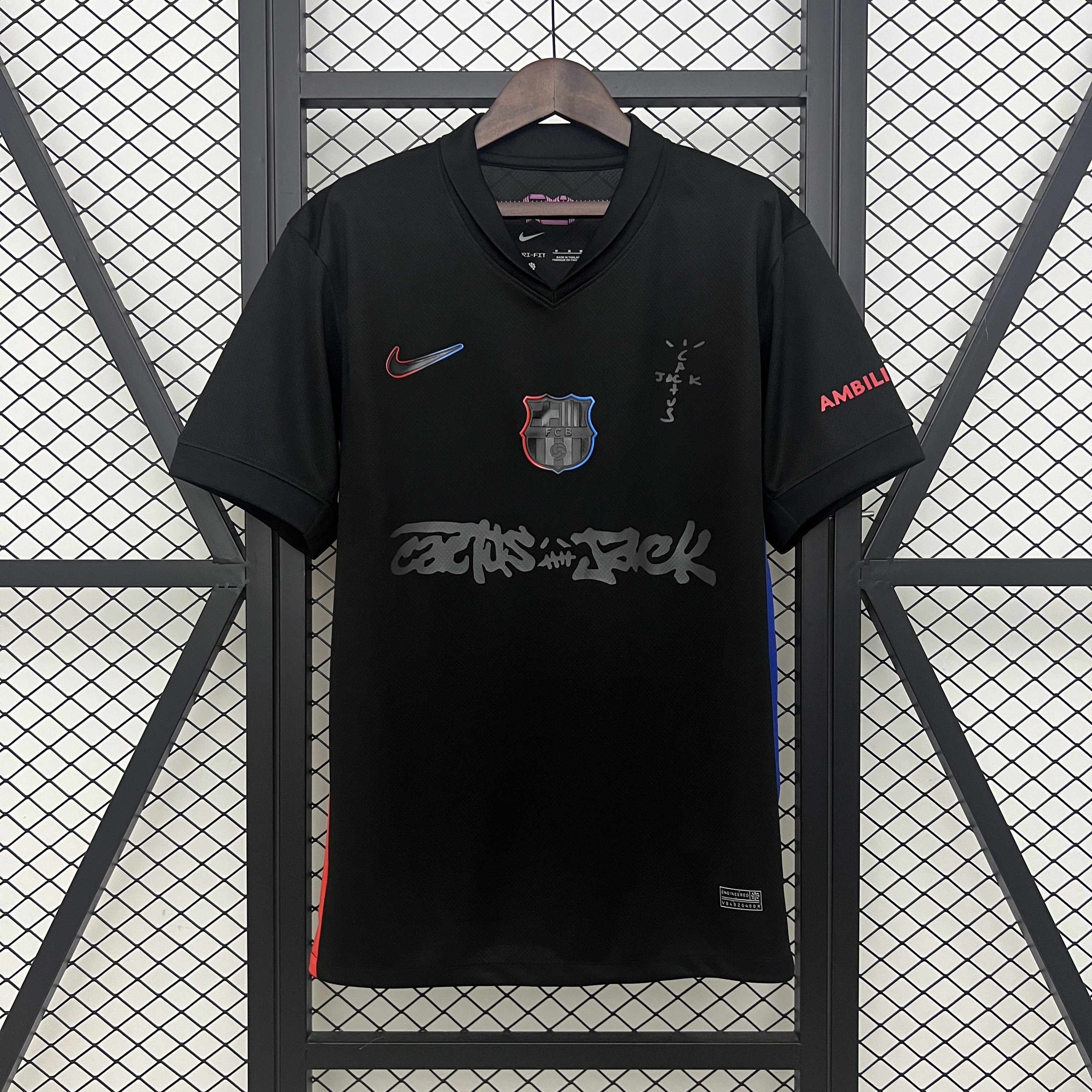 FC Barcelona × トラヴィス Sサイズ Travis Scott x FC Barcelona 2024 -2025 Match Away Cactus