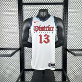 2025 Washington Wizards 13#Poole Jersey/2025 奇才城市版13#Poole