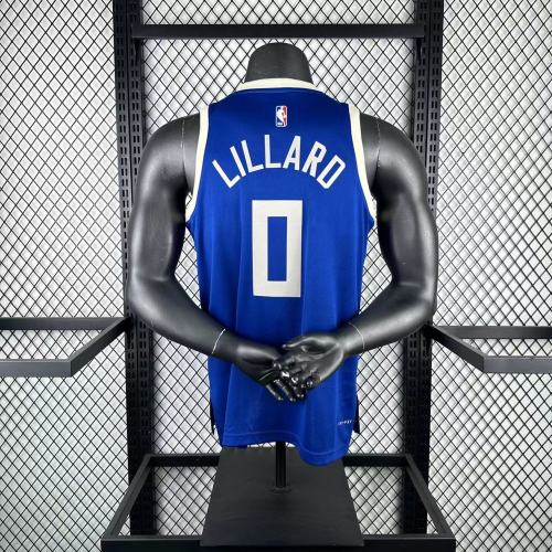 2025 Milwaukee Bucks 0#LILLARD Jersey/2025 老鹰队0#LILLARD