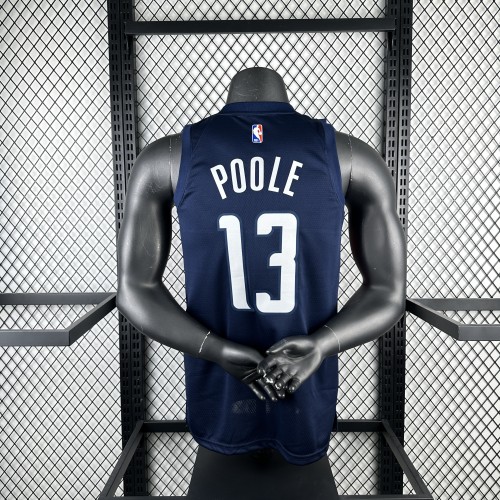 2025 Washington Wizards 13#Poole Blue Jersey/2025 奇才蓝色13#Poolel