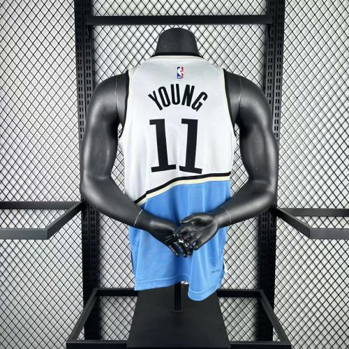 2025 Atlanta Hawks 11#Young Jersey/2025 老鹰队11#Young