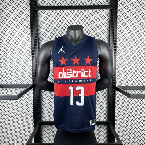2025 Washington Wizards 13#Poole Blue Jersey/2025 奇才蓝色13#Poolel