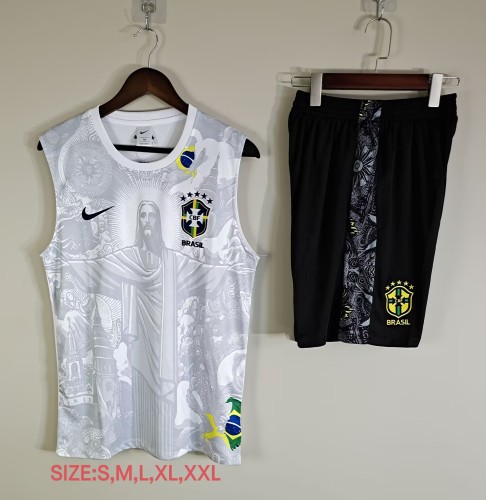 2025 Brazil Vest Training Suit/2025巴西背心训练服