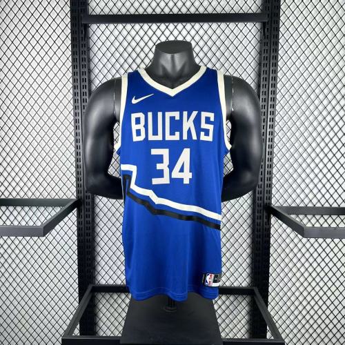 2025 Milwaukee Bucks 34#ANTETOKOUNMPO Jersey/2025 老鹰队34#ANTETOKOUNMPO