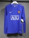08-09 Manchester United Third Player Long Sleeve Retro Jersey/08-09曼联第二客场球员长袖