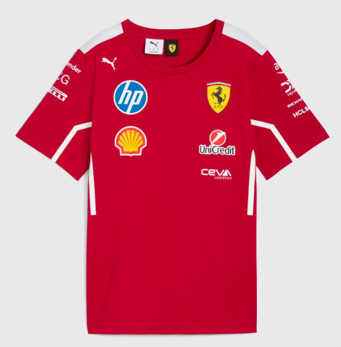 2025 Ferrari F1 Red T-Shirt /2025 F1红色短袖