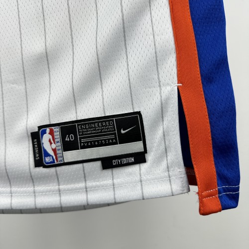 2025 New York Knicks 11# Brunson Jersey/2025 赛季尼克斯11号布伦森