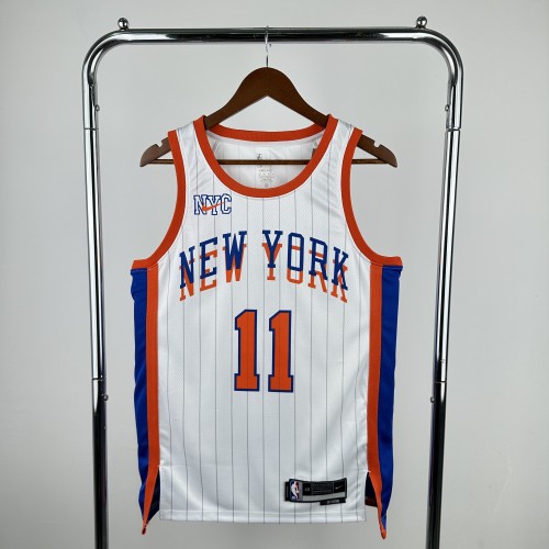 2025 New York Knicks 11# Brunson Jersey/2025 赛季尼克斯11号布伦森