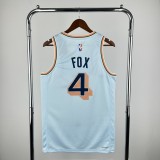 2025 Spurs 4#FOX NBA Jersey