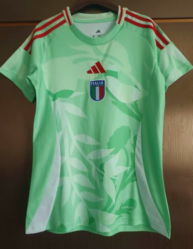 2025 Italy Green Woman Jersey/2025意大利绿色女装