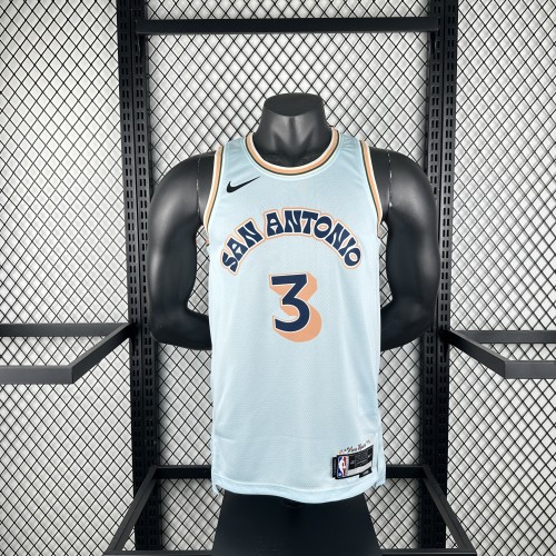 2025 Spurs 3#PAULO NBA Jersey