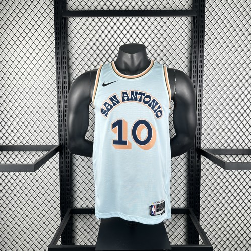2025 Spurs 10#SOCHAN NBA Jersey