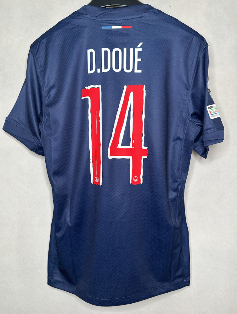 【正規品】PSG ドゥエ 24-25 ユニフォーム 24-25 PSG パリ・サンジェルマン D.DOUÉ 14 ユニフォームS