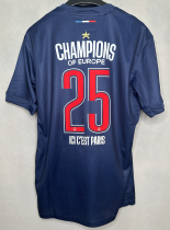 24-25 PSG Home Champions Jersey Fans Jersey/ 24-25 PSG巴黎主场冠军版，球迷
