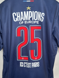 24-25 PSG Home Champions Jersey Fans Jersey/ 24-25 PSG巴黎主场冠军版，球迷