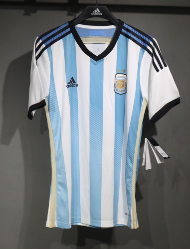 2014 Argentina Home Retro Player Jersey/2014阿根廷主场球员