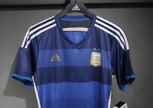 2014 Argentina Away Retro Player Jersey/2014阿根廷客场球员