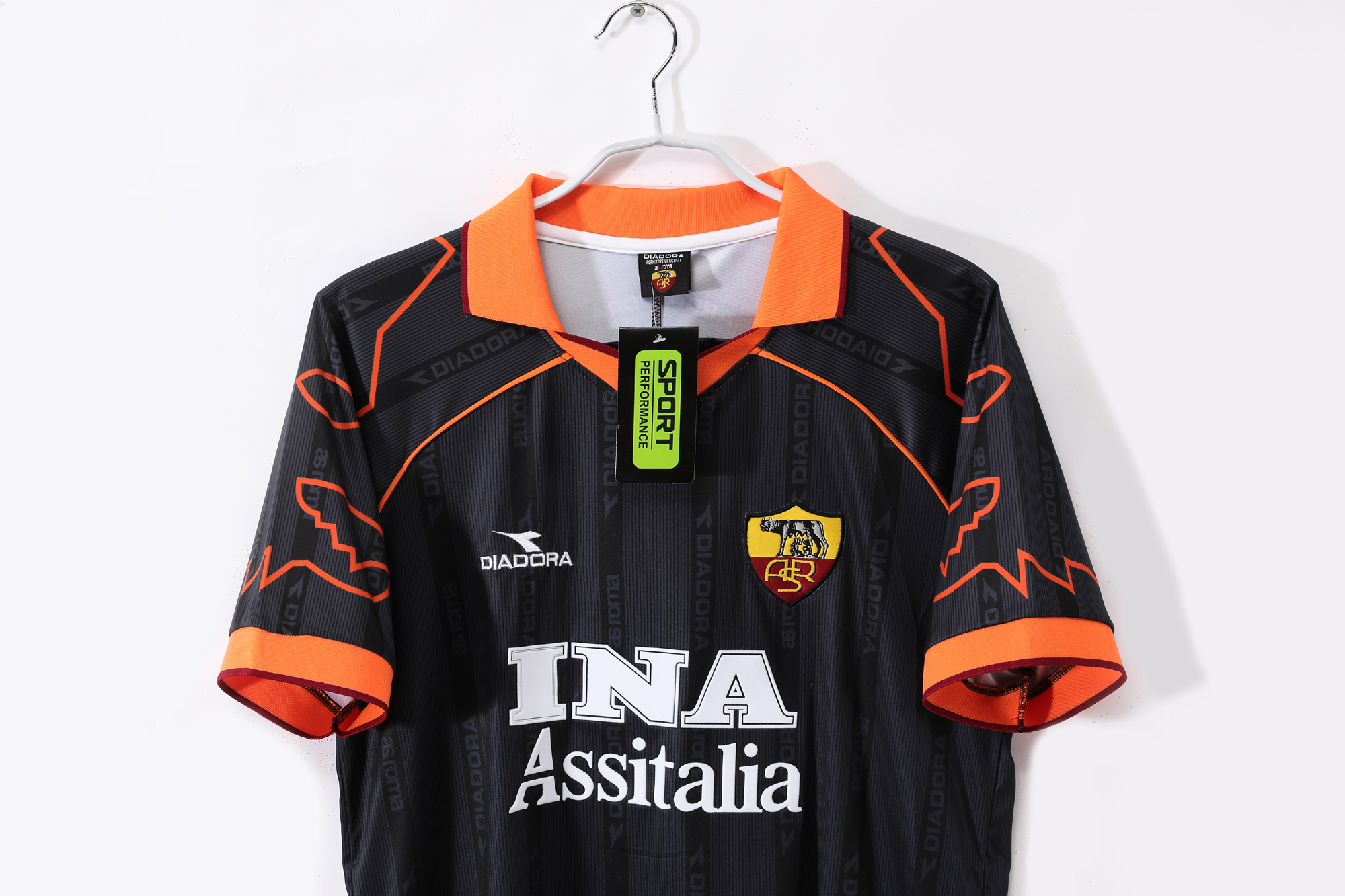 99-00 Roma Away Retro Jersey