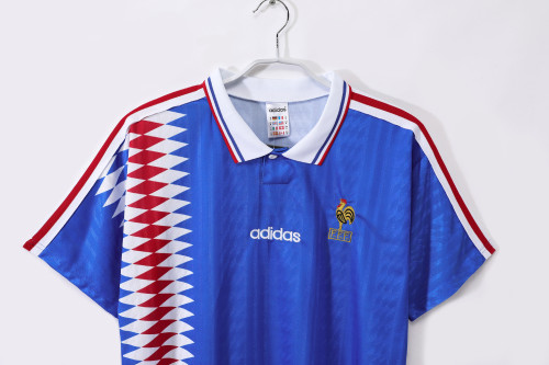 1994 France Home Retro Jersey/1994法国主场