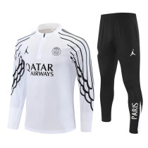 25-26 PSG Training Suit/25-26乔丹巴黎白色训练服【欧冠版】