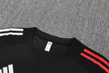 25-26 AX Black Short Sleeve Training Suit/ 25-26阿贾克斯短袖训练服